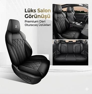 Uni Z Lüks salon görünüşü üçün premium dəri oturacaq üzlükləri -