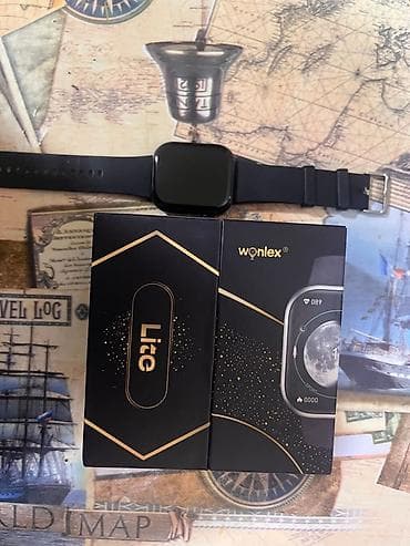 Smart saat, Wonlex, Sensor ekran, rəng - Qara