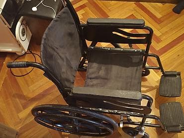 Təkərli əlil arabası – universal model - Rəng: qara - Konstruksiya