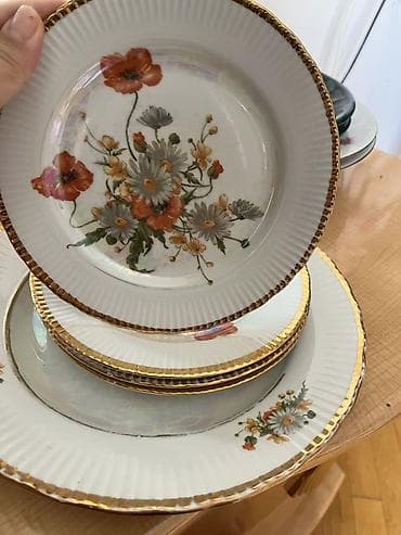 çan: Nahar dəsti, rəng - Ağ, Farfor, 4 nəfərlik, Almaniya — 1