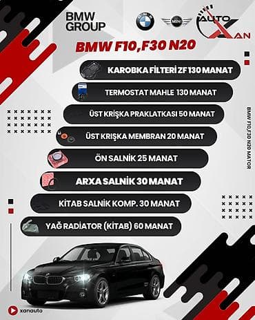 BMW F10 / F30, 2 l, Benzin, 2015 il, Analoq, Yeni