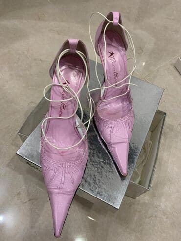 женские толстовки на молниями: Туфли, Размер: 38, цвет - Розовый, Б/у — 3