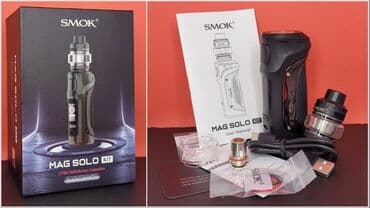 smok qəlyan: SMOK MAG SOLO KİT SMOK MAG Solo Box Mod Kit Parameters Ölçülər — 3