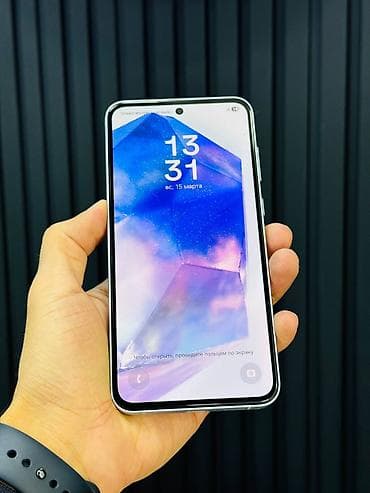 tp link qiyməti: Samsung Galaxy A55, 256 GB, rəng - Ağ, Barmaq izi — 2