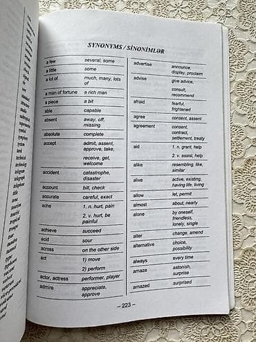 imla: Məhsul: İngiliscə–Azərbaycanca Lüğət (English–Azerbaijani Dictionary) — 5