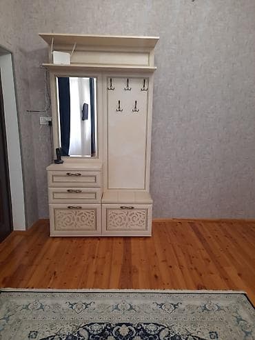 balaca skaflar: Dəhliz üçün funksional asılqan-dolab dəsti - Rəng: krem/bej, klassik — 4