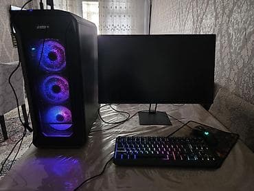 Güclü oyun və yaradıcılıq kompüteri + monitor və periferiyalar