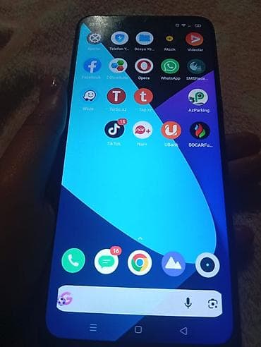 Realme rəng - Mavi, Barmaq izi