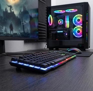 персональный компьютер: RGB işıqlanmalı tam ölçülü mexaniki oyun klaviaturası - 104 düyməli — 3
