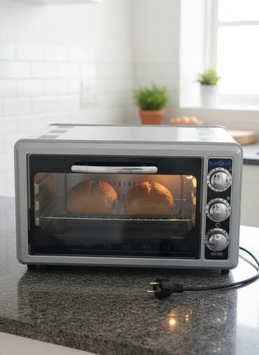 Блендеры: Духовка Eurolux, Электрическая, цвет - Серебристый, Отдельностоящая — 1