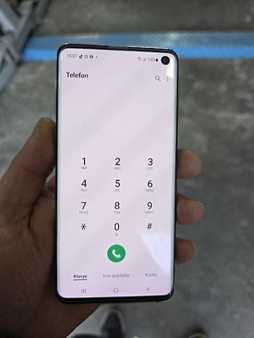 samsung kondisioner: Samsung Galaxy S10, 128 GB, rəng - Ağ, Barmaq izi, İki sim kartlı, Face ID — 6