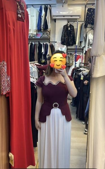 Toy paltarları və aksesuarları: Zərif axşam/nişan geyimi Heç bir yere geynilmeyb tep tezedir sadece — 1