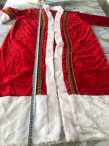 şaxta baba oyuncaq: Şaxta Baba geyimi – tam dəst Tərkibi: - Qırmızı məxməri xalat (ağ — 6