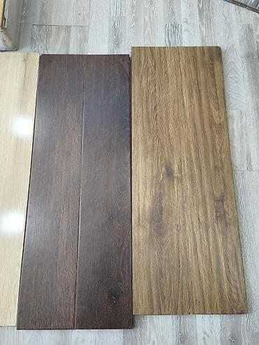 Laminat döşəmə panelləri – ağac teksturalı dekorlar - Material — 1