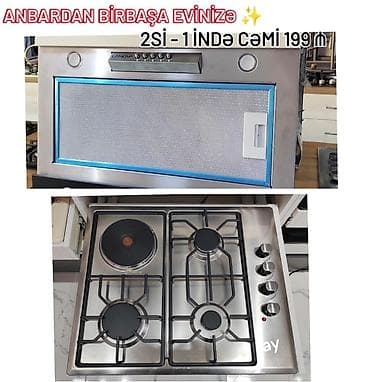 stayaşi pec: Комбинированная плита Встраиваемая, 4 конфорки, Новый — 5