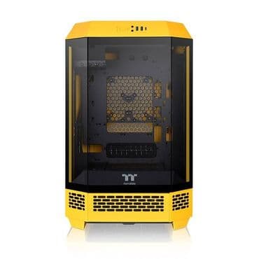 cpu fan: 👉 Thermaltake The Tower 300 Bumblebee Edition - Unikal Dizaynlı — 7