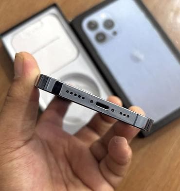 kreditle iphone: IPhone 14 Pro, 128 GB, Sierra Blue, Zəmanət, Simsiz şarj, Face ID — 5