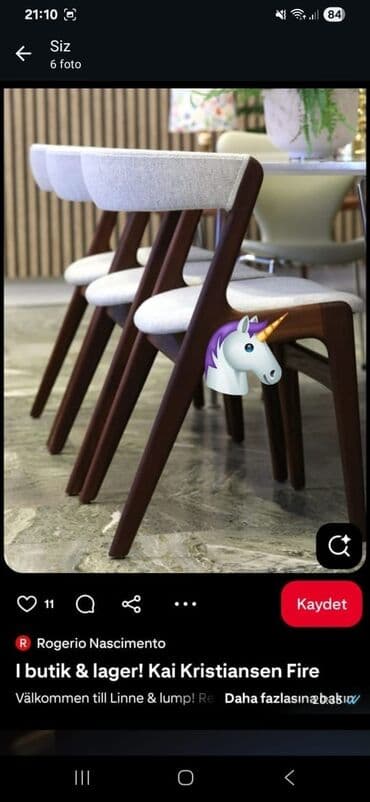 Masa və oturacaqlar