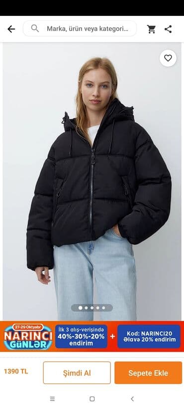 fosfor kurtka: Puxovik kurtka, PULL&BEAR, M — 4