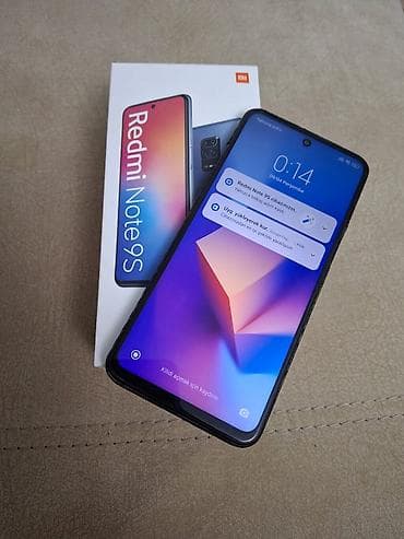 telfon samsuq: Redmi Note 9S, 64 GB, rəng - Mavi, İki sim kartlı — 1