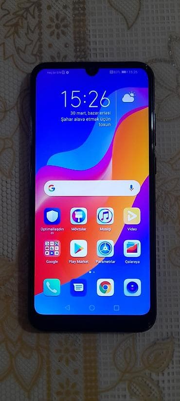 fly telefonlar: Honor 8A Prime, 64 GB, rəng - Qara, İki sim kartlı — 1