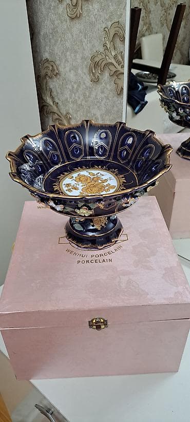 sultan tekstil: WENHUI PORCELAIN meyvə qabı, dekorativ porselen - Brend: WENHUI — 1