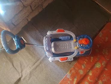 ev masin: Uşaq üçün “Magic Car” tipli minik maşını - Rəng: mavi-ağ, narıncı — 1