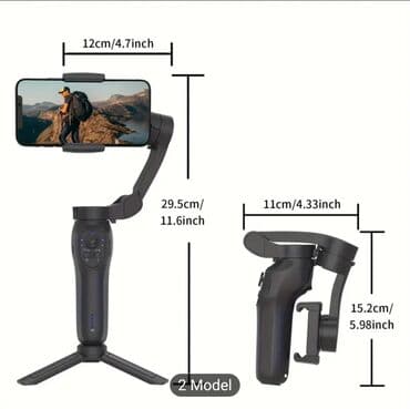 стедикам для телефона: Smartfonlar üçün nəzərdə tutulmuş bu stabilizator, AI üz izləmə və 3 — 2