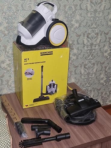 Kärcher VC 3 Plus çoxsiklonlu tozsoran Xüsusiyyətlər: - Toz torbasız