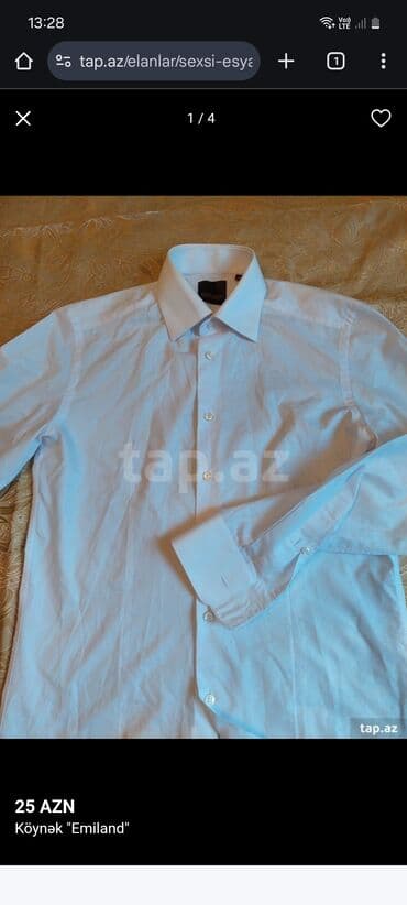 damat tween baku: Köynək, Emiland, M, rəng - Mavi — 1