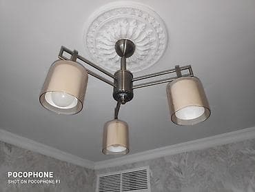listir: Çılçıraq, 3 lampa, Metal — 2