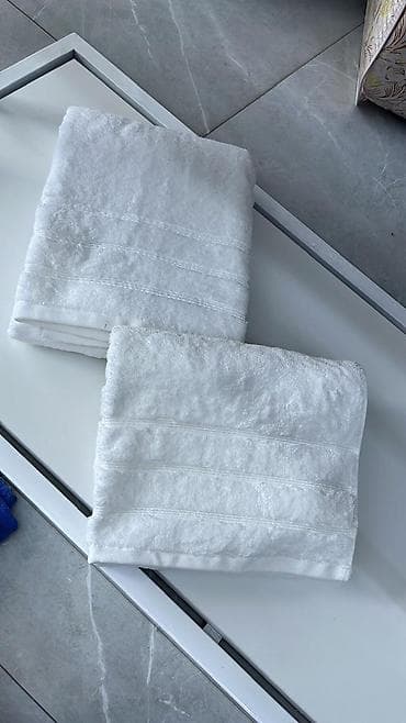 setin parca: Çimərlik rəng - Ağ Dəsmal — 2