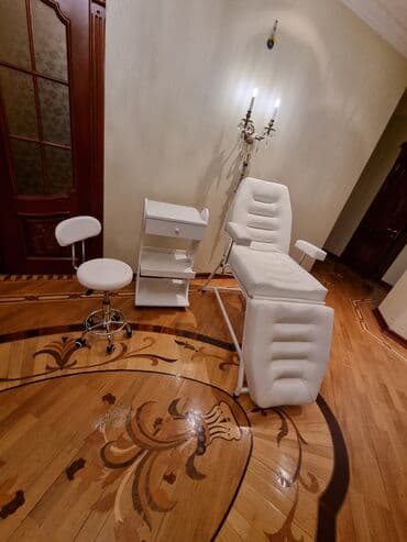 ванна кутова 170: Yeni, Kosmetoloji kuşetka, Qatlanan, rəng - Ağ — 2