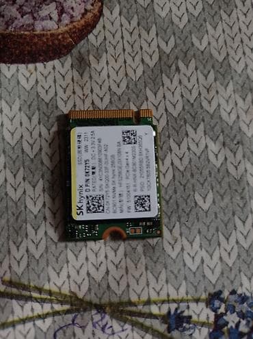 apple notebook: Daxili SSD disk Hynix, 256 GB, M.2 — 1