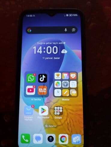 Honor 6A, rəng - Qara, Qırıq