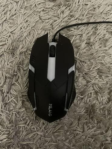 logitech g pro: MILANG oyun üslubunda simli maus - Dizayn: aqressiv xətli, mat qara — 1