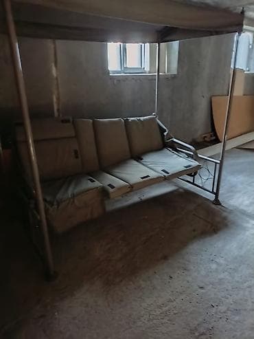 kunc mebel: Divan-yelləncək, Zontikli, Metal — 7