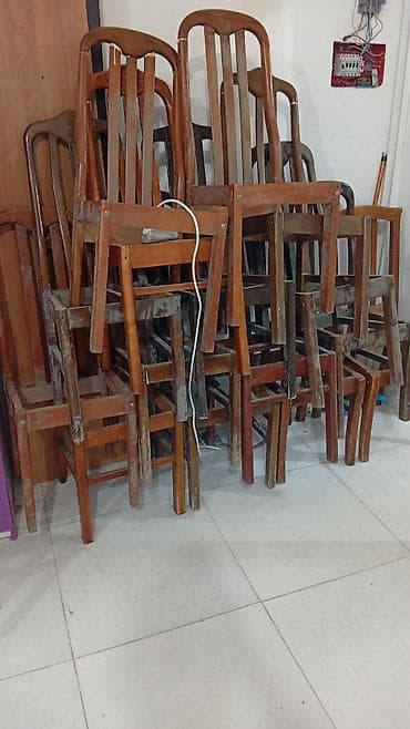 Qonaq otağı üçün, Qatlanmayan, rəng - Ağ Stul