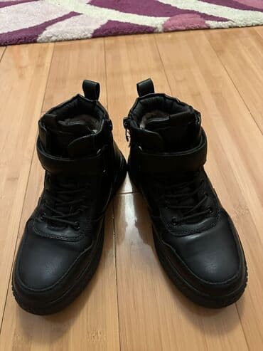 Цепочки: Uşaq üçün qış ayaqqabısı – qara rəng, orta boğaz - Model: yüksək — 3