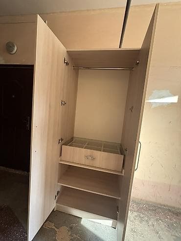 skaf suseli: İşlənmiş, 2 qapılı, Siyirməli, Bej, Taxta, Açılan, Düz dolab — 5