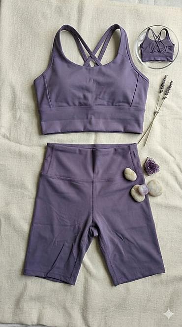 Qadınlar üçün idman dəsti – top və tayt - Model: yüksək elastikliyə — 8