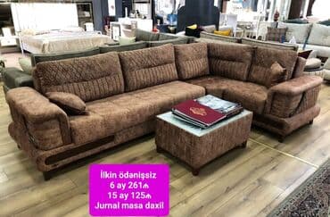 tək divan: Yeni, Künc divan, Qonaq otağı üçün, Açılan — 6