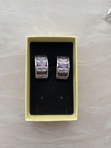 kişi eynəyi: Sırğa, Gümüş, 13 g — 1