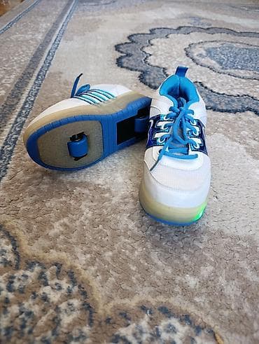 uşaq rolikli krossovkalar: Rəng - Ağ Krossovkalar, Ölçü: 36, Uniseks — 1