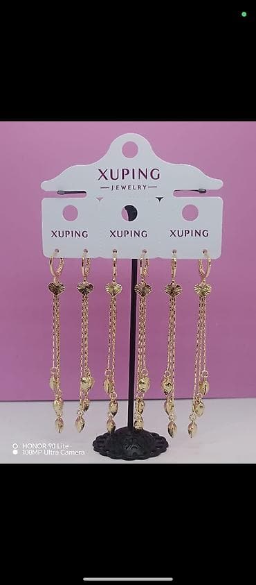 sırgalar: Xuping Jewelry uzun sallantılı sırğalar dəsti - Brend: XUPING Jewelry — 1