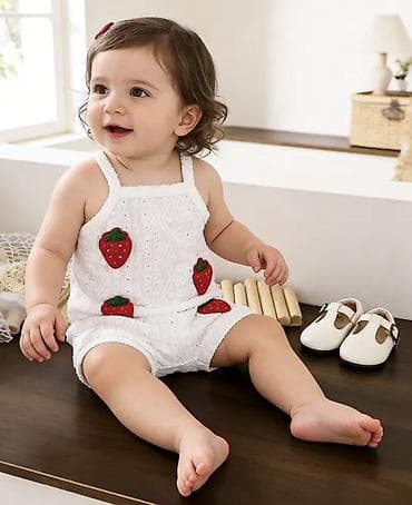 qiz uşaq geyimleri: Uşaq dəsti, Qız üçün, 3 - 6 ay — 1