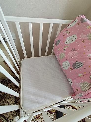tek matraslar: Oğlan və qız üçün, İşlənmiş, Dördbucaq, Beşik, Dəstsiz, Matras ilə, Yellənmə mexanizm ilə — 3