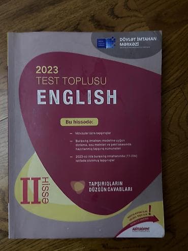 Ingilis Dili Toplu 2023 2ci hisse. Demek olarki yalniz karandasla