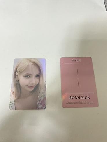 Монеты: Orginal fotokart from BLACKPINK – Born Pink (lisa versiyası) ikili — 2