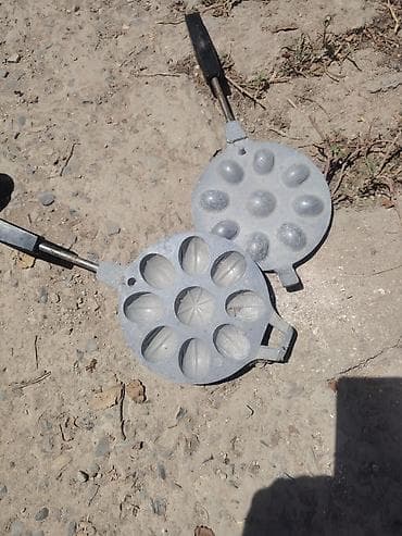 epoxy saat: Şirniyyət qəlibləri, rəng - Boz, Metal, Oval — 1